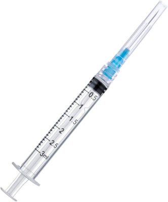 3ml syringe with needle