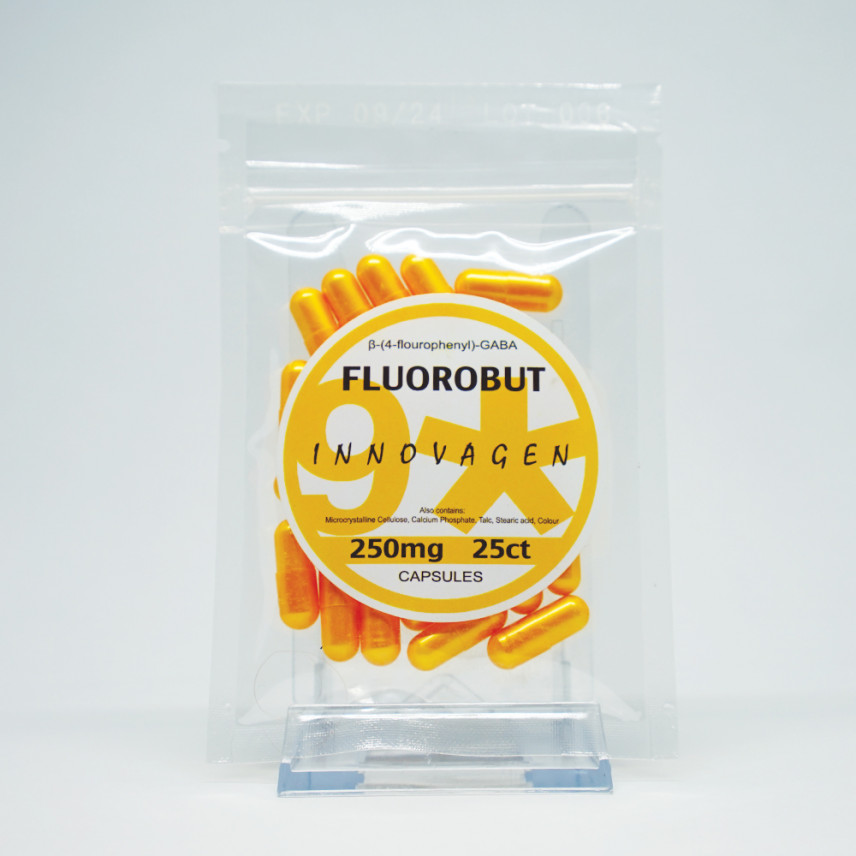 Fluorobut (Smart Drug) - 4-Fluorophenibut 150mg/50caps - Innovagen 1 Fluorobut (Smart Drug) - 4-Fluorophenibut 150mg/50caps - Innovagen